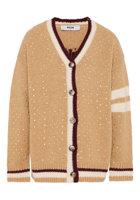 Cardigan con paillettes MSGM KIDS | F5MSJGCA081MS049